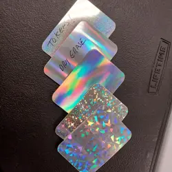 Glitter Foil Dry Erase MTG Tokens Set of 5 Cards Token - Image 2