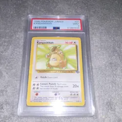 Pokemon Kangaskhan 21/64 Jungle 1999 English Rare Regular PSA 9 Graded Card - Image 1