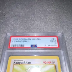 Pokemon Kangaskhan 21/64 Jungle 1999 English Rare Regular PSA 9 Graded Card - Image 2