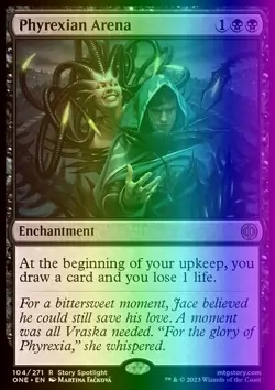 MTG Phyrexian Arena (104/530) Phyrexia All Will Be One LP FOIL - Image 1