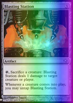 MTG Blasting Station (99/124) Mystery Booster Retail Edition Foils LP FOIL - Image 1