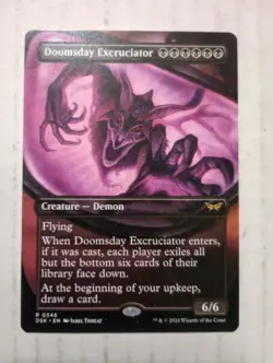 MTG Duskmourn House of Horror Doomsday Excruciator Borderless 346 NM DSK Magic - Image 1
