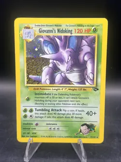 Giovanni’s Nidoking [HOLO] - # 7/132 1999 - Pokemon Gym Challenge - Image 1