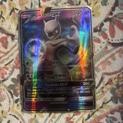 Mewtwo GX 39/73 Shining Legends Ultra Rare Full Art Holo 190 MP Pokemon Card - Image 1