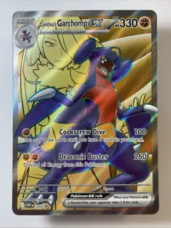 Cynthia's Garchomp ex 204 - Sv: Scarlet & Violet Promo Cards Holo (NM+) - Image 1