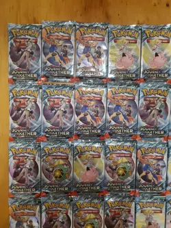(36) Pokemon Journey Together Booster Packs LOT of 36 New Sealed +Card Sleeves+ - Image 2