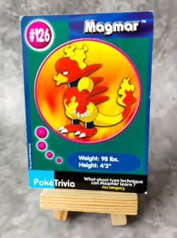 Magmar - Mewtwo Strikes Back - Pokemon Poketrivia Burger King Card - Image 1