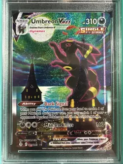 Pokemon Umbreon VMAX TCG Evolving Skies PSA 9 Holo Secret Rare Card TG23/TG30 - Image 2