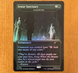 Avatar Sanctuary, R 2293, NM Foil, MTG Avatar TLA Secret Lair, Cryptolith Rite - Image 1