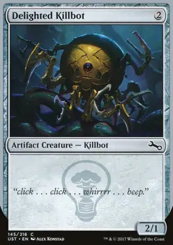 MTG Magic the Gathering Delighted Killbot (145b/288) Unstable NM - Image 1