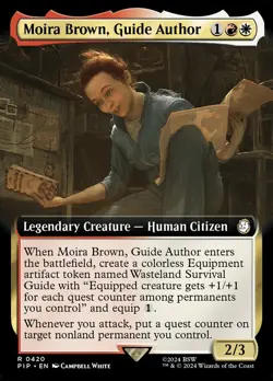 MTG Magic the Gathering Moira Brown, Guide Author (420/1098) Fallout LP - Image 1