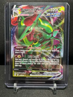 Rayquaza VMAX 111/203 Ultra Rare Holo Pokemon 2021 Evolving Skies NM - Image 1