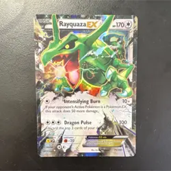 Pokemon TCG 2015 NM Holo Rayquaza EX 75/108 Roaring Skies - Image 1