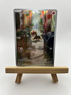 Litleo 139/132 Mega Evolution Illustration Rare Full Art Holo Pokemon TCG NM/M - Image 1