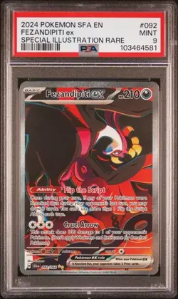 2024 Pokemon Shrouded Fable - Fezandipiti 92/64 PSA 9 - Image 1