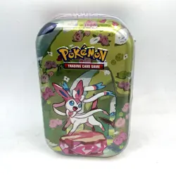 Pokemon TCG: Prismatic Evolutions Mini Tin Sylveon Art Sealed New - Image 1