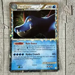 POKEMON TCG FERALIGATR 108/123 PRIME HP COND HEART GOLD SOUL SILVER 2010!! - Image 2