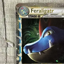 POKEMON TCG FERALIGATR 108/123 PRIME HP COND HEART GOLD SOUL SILVER 2010!! - Image 3