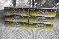 Yugioh Doom of Dimensions Booster Box 1st Edition Factory Sealed 24 Packs x6 - Image 1