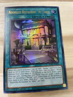 Yu-Gi-Oh! TCG Nouvelles Restaurant Wild Survivors WISU-EN035 Ultra Rare 1st Ed - Image 1
