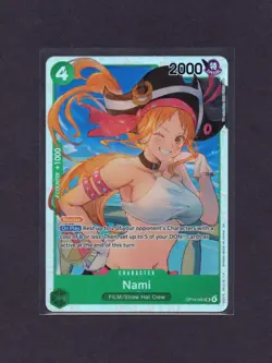 Nami SR OP14-031 The Azure Sea's Seven Foil One Piece Card Game - Image 1
