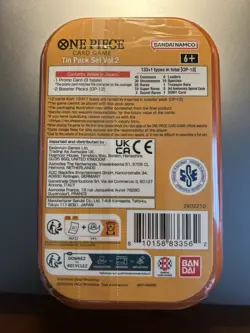 One Piece Tin Pack Set Vol 2 | TS-02 OP-13 Factory Sealed Portgas.D.Ace - Image 2