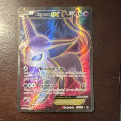 Pokemon Espeon EX XY BREAKPOINT Full Art Ultra Rare Holo Breakpoint 117/122 Card - Image 1