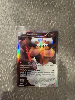 Pokemon TCG Landorus BW43 Black Star Promo Full Art Holo Card NM Condition - Image 1