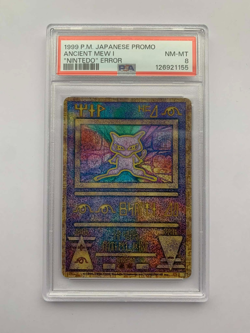 Ancient Mew Nintedo Error PSA 8 Pokemon Card Japanese - Image 1