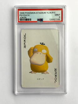 Psyduck Joker Pokemon Stadium 3D PSA 9 Pokemon Card Pikachu Yellow Deck - Image 1