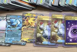 A Job Lot of Pokemon 151 Cards Inc Holos Reverse EX Illustration Rare Empty Tins - Image 2