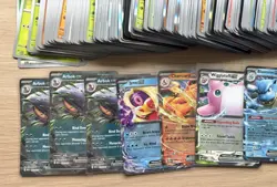 A Job Lot of Pokemon 151 Cards Inc Holos Reverse EX Illustration Rare Empty Tins - Image 3