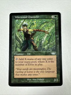 Wirewood Channeler- LP Regular #144 Legions Magic the Gathering MTG - Image 1