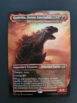 Magic the Gathering - Godzilla, Doom Inevitable - Single (NM) (Foil) - Image 1