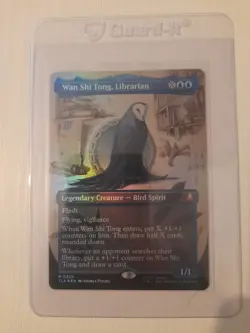 Wan Shi Tong. Librarian, Nm-magic The Gathering (Mtg) Borderless Foil #320 - Image 1