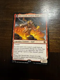 MTG Ojer Axonil, Deepest Might/ Temple of Power Mythic Rare NM - Image 1