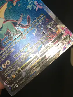 Pokemon TCG Vaporeon VMAX SWSH182 Black Star Promo HP - Image 4