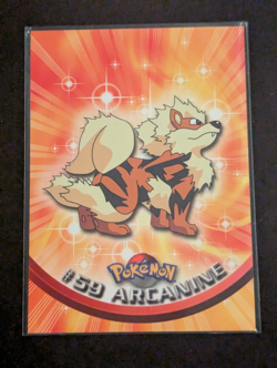 Arcanine #59 Topps Blue Logo TV Animation Edition 1999 Pokemon Card -MINT - Image 1