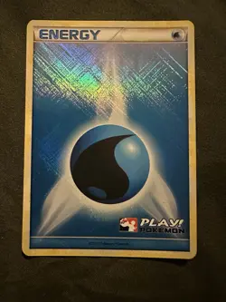 WATER ENERGY 2010 PLAY POKEMON CROSSHATCHED HOLO NM - Image 1