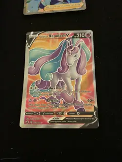 Pokemon TCG Galarian Rapidash V 167/198 Chilling Reign Full Art NM - Image 1