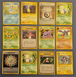 Japanese Pokemon Holo Lot of 12 - Fossil Jungle Rocket Neo Pokemon TCG NM/LP/MP - Image 1