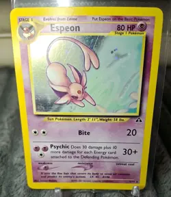 Espeon Neo Discovery 20/75 Holo Rare TCG Pokemon 2002 NM-LP Cond. - Image 1