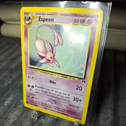 Espeon Neo Discovery 20/75 Holo Rare TCG Pokemon 2002 NM-LP Cond. - Image 2