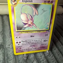 Espeon Neo Discovery 20/75 Holo Rare TCG Pokemon 2002 NM-LP Cond. - Image 5