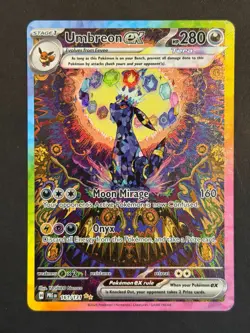 Pokemon Umbreon ex 161/131 - NM PULLED FRESH w / DINGS Prismatic Evolutions Holo - Image 1