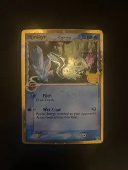Pokemon Mimikyu TCG Holo Promo SWSH136 25th Celebrations - Image 1