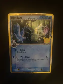 Pokemon Mimikyu TCG Holo Promo SWSH136 25th Celebrations - Image 3