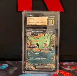 Pokemon Tyranitar ex Sv: Prismatic Evolutions 064/131 Double Rare Holo CGC 10 - Image 1