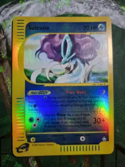 Pokemon TCG Suicune Reverse Holo Aquapolis 37/147 - Image 1