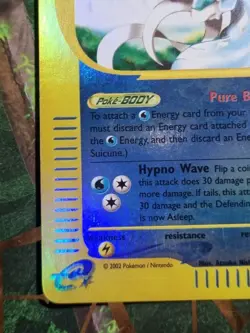 Pokemon TCG Suicune Reverse Holo Aquapolis 37/147 - Image 5